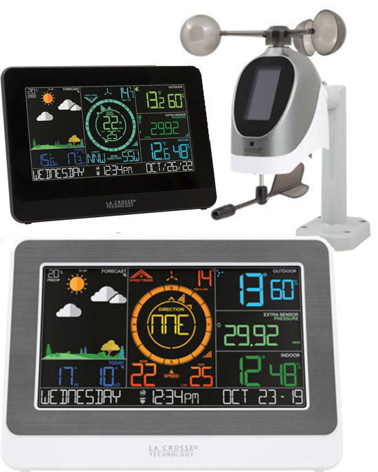 327-30647 Dual Display WIFI Wind and Weather Station – TESA Electronics ...