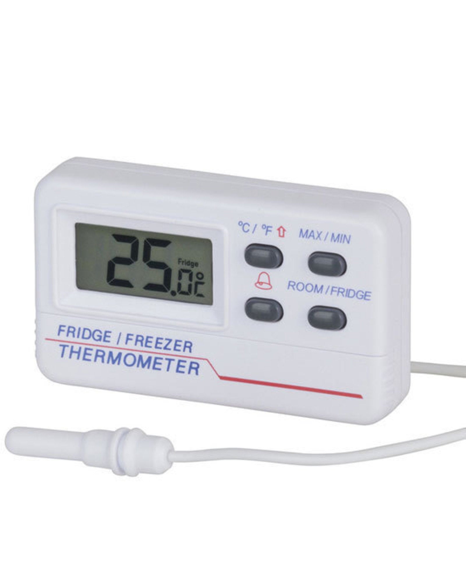 Wireless Freezer Thermometer With Alarm, Temracha Digital Fridge Thermometer With Alert, Backlight, Color Split-Screen, MAX/MIN Record, Refrigerator Thermometer For Kitchen Home Restaurants