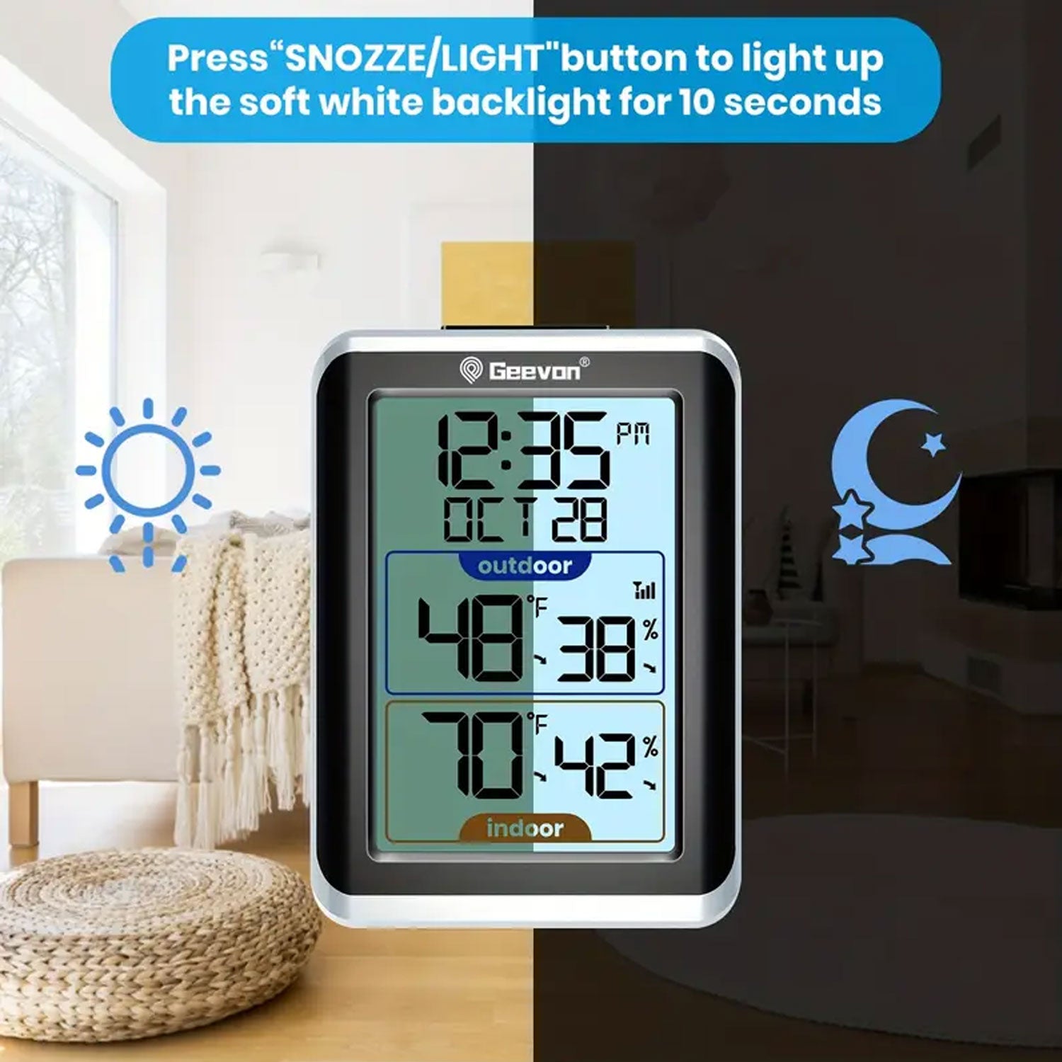 Geevon WS8668 Wireless Thermometer