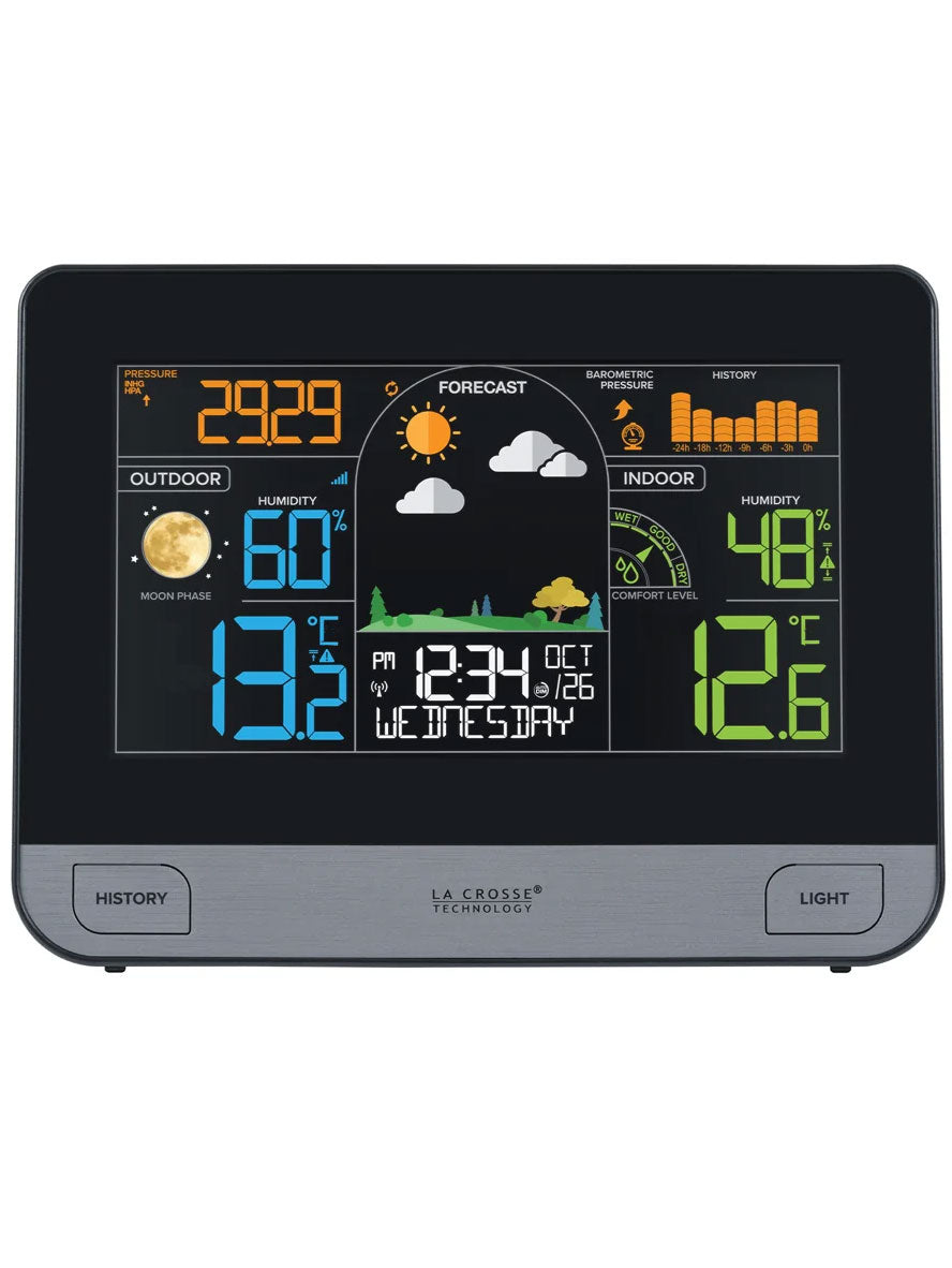 S74177 Wireless Moon Phase Colour Weather Station