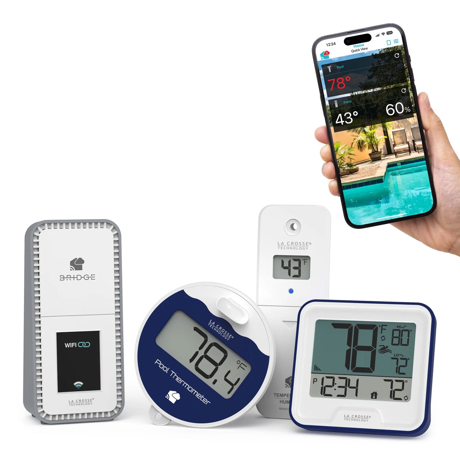 X100 Bridge Wi-Fi Gateway with Pool Preserver Advanced and Display Wi-Fi Alert System