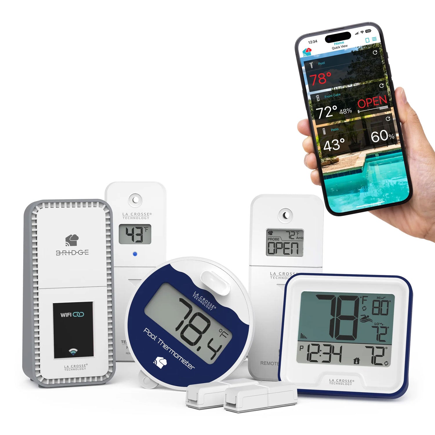 X100 Bridge Wi-Fi Gateway with Pool Preserver Pro and Display Wi-Fi Alert System