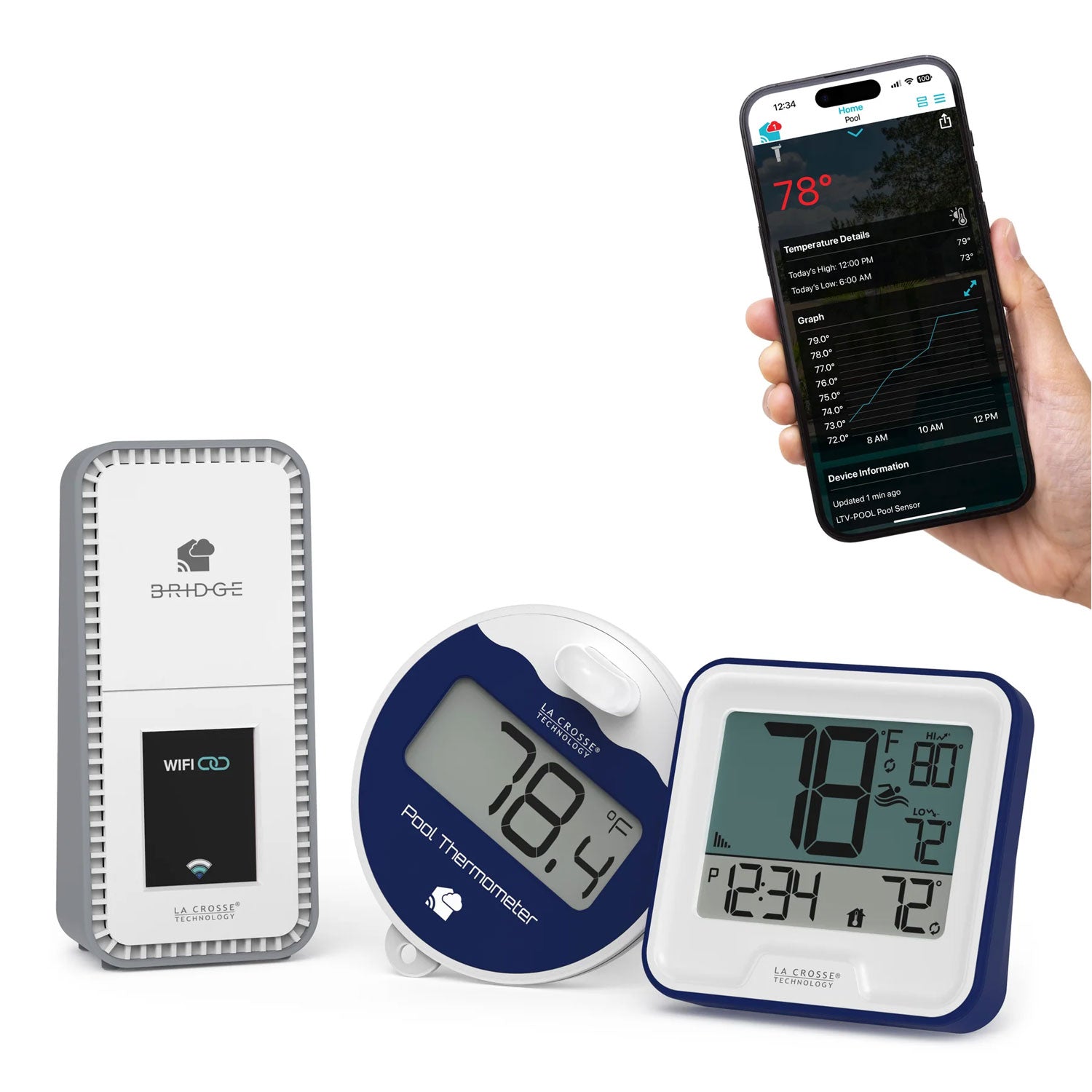 X100 Bridge Wi-Fi Gateway with Pool Preserver and Display Wi-Fi Alert System